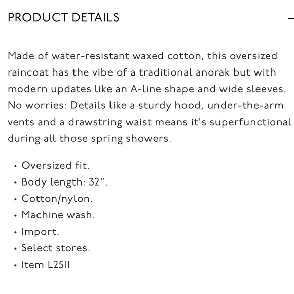 Madewell Anorak Raincoat - Picture 16 of 16